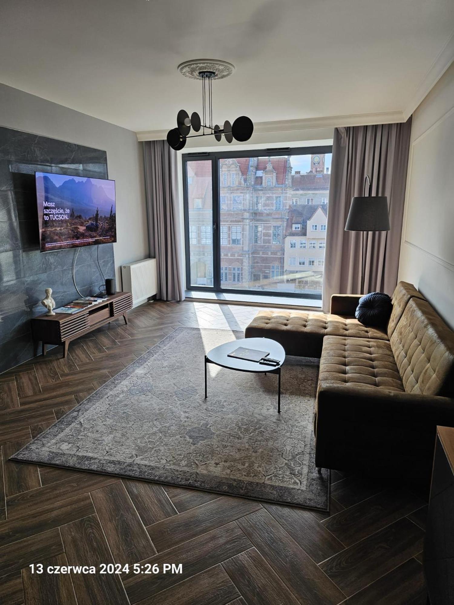Apartament Chmielna Z Widokiem Na Rzeke Гданск Екстериор снимка